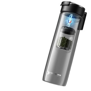 Tritan Magnetic Tea Infuser Cup 400-600ml Bpa Free Travel Portable Drink Cup - Product Image 2