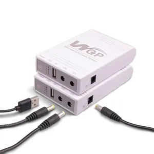 WGP 36W Quick Charge Online DC 5V 12V 12V Mini UPS Battery Backup Power for WiFi Router Modem CCTV Camera Moobile Phone