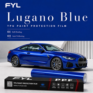Film de protection de peinture (PPF) XP3M Lugano Blue OEM brillant en TPU, 7,5 mil, auto-réparant, anti-rayures, anti-jaunissement, changement de couleur - Product Image 1