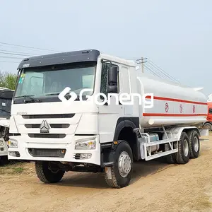 reliable supplier fuel tanker truck sinotruk howo 18000 20000 liters used 6x4 oil tank trucks diesel