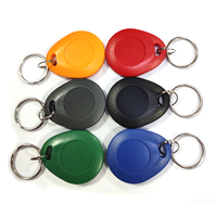 Porte-clés RFID personnalisé AB009 TK4100 EM4200 T5577 programmable et réinscriptible UID 125Khz 13.56Mhz ABS NFC avec porte-clés
