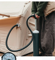 12 mètres carrés tente de Camping en plein air cabine une chambre une salle Camping chaud épaissi pliable tente gonflable