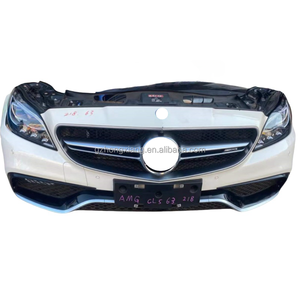 Pare-chocs avant d'occasion Mercedes-Benz CLS63 <span class=keywords><strong>AMG</strong></span> W218 avec feux de brouillard en ABS, version restylée, noir, ajustement universel, garantie 6 mois - Product Image 1