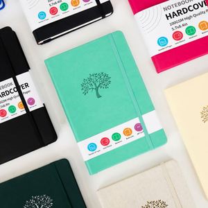 Hardcover High Quality Business Office Lined Personalized Printed <b>Note</b> <b>Book</b> PU Leather Custom A5 Journal Notebook With Logo - Product Image 4