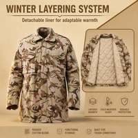 Veste de camouflage de terrain coupe-vent M65 du Moyen-Orient avec doublure amovible CE personnalisée