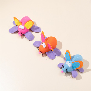 Anillo de tracción con orejas grandes, juguete para gatos con forma de ratón con vibración, contiene hierba gatera, suministros interactivos para mascotas - Product Image 6