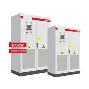 Atess high voltage 380v 400v inverter 30KW 100 kw hybrid inverter for commercial use