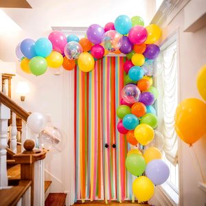 Kit de Arco de Globos Multicolor para Verano, Globos Azules, Morados, Naranjas, Verdes, Rosas, Dorados y Arcoíris para Decoración de Fiestas de Cumpleaños Infantiles Hawaianas - Product Image 3