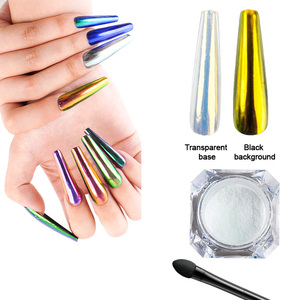 Oem variedad <span class=keywords><strong>de</strong></span> <span class=keywords><strong>colores</strong></span> transparente negro espalda tierra Aurora polvo para uñas belleza multidimensional Nail Art polvo - Product Image 5