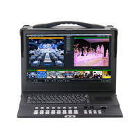 Châssis d'ordinateur industriel portable robuste ATX de 17,3 pouces avec 7 emplacements d'extension pour la diffusion en direct, l'encodage et le streaming