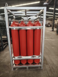 Étagère à palettes industrielle en acier de haute qualité personnalisable pour 12 ou 16 bouteilles d'oxygène - Product Image 3