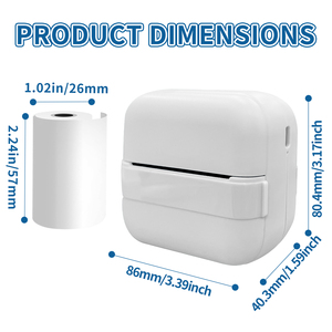 Impresora Térmica Mini Multifuncional con Reconocimiento OCR, Personalizable, Compatible con OEM y ODM, Impresora de Bolsillo sin Tinta <span class=keywords><strong>para</strong></span> <span class=keywords><strong>Estudiantes</strong></span> - Product Image 6