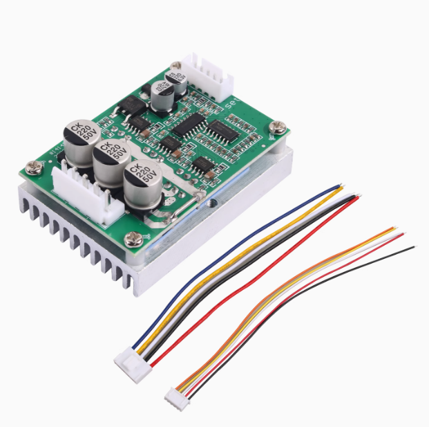 500W 15A High Power Motor Foward Reverse Speed Controller Control Switch Module DC 12-36V Brushless Hall Free Motor Driver Board