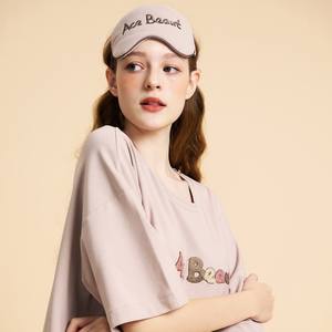 Nuova Graziosa <span class=keywords><strong>Camicia</strong></span> <span class=keywords><strong>da</strong></span> <span class=keywords><strong>Notte</strong></span> in <span class=keywords><strong>Viscosa</strong></span> a Pois con Collo Tondo e Ricamo per Giovani Donne, Stile Pullover per Abbigliamento <span class=keywords><strong>da</strong></span> Casa - Product Image 4