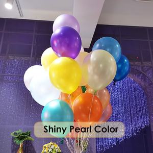 Feliz cumpleaños suministros de boda globo decoración de fiesta 12 pulgadas Perla Rosa Blanco azul claro oro rosa globo de látex de oro rosa - Product Image 3