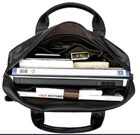 Porte-documents en cuir véritable Andong pour hommes, sac pour ordinateur portable 14 pouces, sac à main pour documents, sac messager, sac à bandoulière
