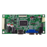 Papan Kontrol Layar Monitor LCD EDP Kelas Industri Mendukung Input VGA HD MI Resolusi 1920x1080 Lebar 10.1'-27' Daya