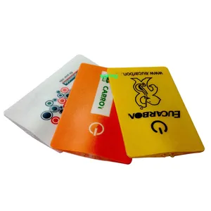 Logo personalizzato Mini Tasca Piatta Della Carta di Credito luce Della Torcia A LED piatto carta di doppio ha condotto la torcia elettrica