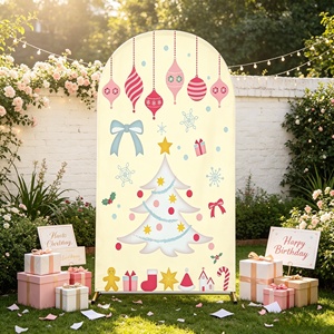 Copertura per Arco Personalizzata con Stampa, Decorazioni per Feste di Compleanno, Accessori per Fotografia - Product Image 4