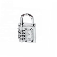 Cadenas à combinaison à 4 chiffres en métal, accessoire de voyage sécurisé pour bagages