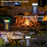 Matamosquitos Solar de 2100 Pies Cuadrados con LED para Exteriores, Trampa Eléctrica de 4200V para Moscas y Mosquitos, Ideal para Patios Grandes, Granjas y Uso Comercial con UV