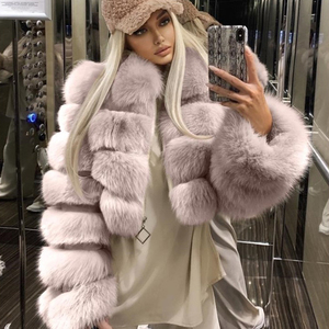 Vente directe du fabricant, <span class=keywords><strong>manteau</strong></span> en fourrure pour femmes, <span class=keywords><strong>manteau</strong></span> en fourrure écologique, veste en fourrure de renard, <span class=keywords><strong>manteau</strong></span> en fourrure d'<span class=keywords><strong>imitation</strong></span> de renard pour l'hiver - Product Image 3