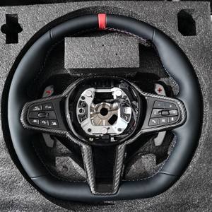 Volante Deportivo de Fibra de Carbono Forjado LED a <span class=keywords><strong>Precio</strong></span> Competitivo para <span class=keywords><strong>BMW</strong></span> E46 E90 E38 E39 E83 E60 E70 E71 E72 E53 E89 E92 - Product Image 3