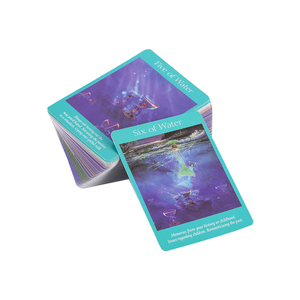 Nuovi 78 mazzi di tarocchi all'ingrosso Oracle Cards Deck divinazione gioco da tavolo tarocchi con guida - Product Image 6