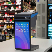 Caja Registradora OCOM POS-T8, Terminal Punto de Venta Todo en Uno de 8 Pulgadas, 4 GB + 64 GB, Impresora de Etiquetas de 80 mm, Terminal Punto de Venta Móvil Portátil