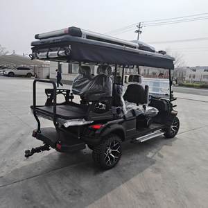 Carrito de golf eléctrico de alta gama con energía solar, 4+2 plazas, todoterreno - Product Image 3