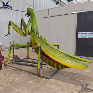 Modelos de Insectos Gigantes Realistas y Móviles, <span class=keywords><strong>Mantis</strong></span> Animatrónico con Alas y Cabeza en Movimiento, Personalizable para Parques de Aventuras, Museos, Interiores/Exteriores - Product Image 4