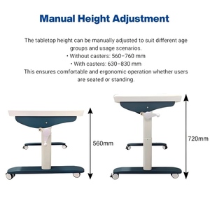Mesa de Estudio Inteligente Ajustable de Madera para Niños, Mesa Interactiva con Pantalla Táctil Digital para Niños <span class=keywords><strong>y</strong></span> Estudiantes - Product Image 4