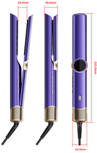 2 1 PANTALLA LCD placa de cerámica <span class=keywords><strong>plancha</strong></span> plana <span class=keywords><strong>plancha</strong></span> de <span class=keywords><strong>pelo</strong></span> húmedo/Seco Airstyler eléctrico 700W 120-210C Rango de temperatura hogar - Product Image 3