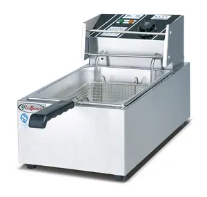 Ce Electric Fryer Commercial Chips Machine chicken 6L automatic machine Deep Fryer