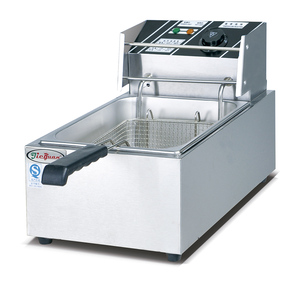 Ce Điện <span class=keywords><strong>Fryer</strong></span> Thương Mại Chip Máy Gà 6L Máy Tự Động Nồi Chiên Sâu - Product Image 1
