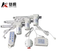 Actionneur linéaire à aimant permanent de qualité médicale 24V 6000N (600KG) IP65/66 étanche, faible bruit, efficacité IE3, pour maison intelligente et ventilateur de bateau