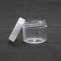 Pot cosmétique vide en plastique PS transparent de 3g, 5g, 6g, 7g, 8g, 10g, 15g, 20g, 30g, 50g pour poudre de paillettes pour ongles