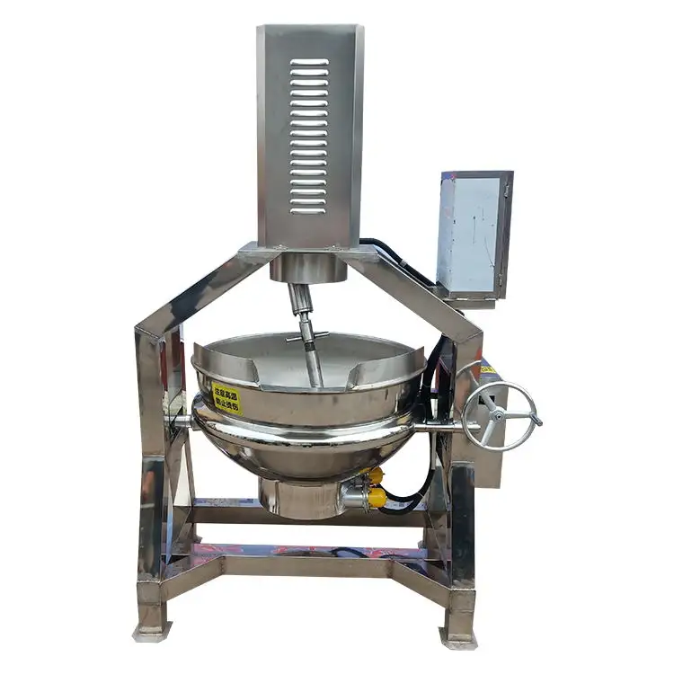 Düşük fiyat gaz endüstriyel 200 litre buhar sosu reçel paslanmaz çelik ceketli pişirme su ısıtıcısı