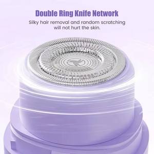 Novedades al por Mayor: Depiladora Recargable Sin Dolor para Cuerpo y Rostro, Depiladora de Doble Cabezal para Mujer - Product Image 6