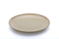 Ensemble de vaisselle en fibre de balle de riz J-link de luxe, écologique, logo personnalisé, biodégradable, utilisable au réchauffement et au réfrigération, pour les fêtes