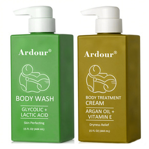 OEM <strong>Body</strong> Wash Cleanser + Retinol Moisturizing <strong>Body</strong> <strong>Cream</strong> Lotion Skin Care 2PC Set | Alpha Hydroxy Acid &amp; Lactic Acid Foaming