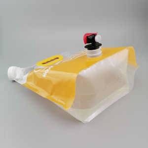 1 <span class=keywords><strong>gallon</strong></span> nước giải khát uống Túi doypack sinh thái thân thiện 5L đứng lên túi vòi với tap Dispenser cho bia rượu vang - Product Image 4