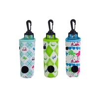 12 couleurs logo personnalisé néoprène balle de Golf pochette balle de Golf sac de transport multicolore Portable accessoires de Golf pour homme femme