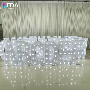 ป้ายไฟ LED สีขาวสำหรับตกแต่งงานแต่งงาน - Product Image 1