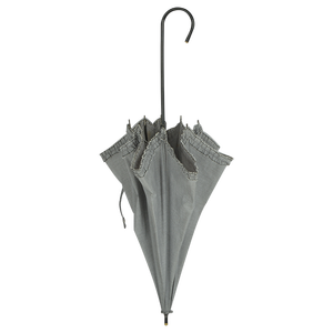 16 pouces TC Coton Mât Et <span class=keywords><strong>Baleines</strong></span> En Métal Dentelle <span class=keywords><strong>Parapluie</strong></span> Droit - Product Image 6