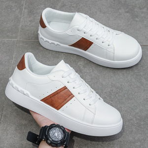 Zapatillas Deportivas Blancas de Estilo Coreano para Mujer, Nuevas, al por Mayor, Casuales, Planas, con Plantilla de Goma PU Suave, Ligeras y Transpirables - Product Image 4