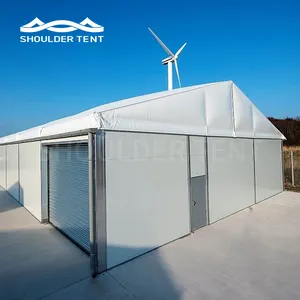 Outdoor 12X25M Wit Gecoat Pvc Aluminium Frame Industriële Magazijn Tent