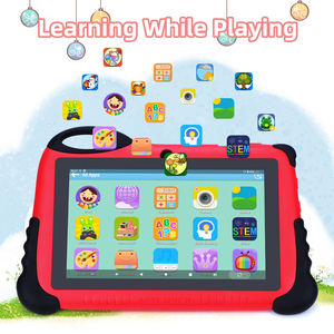 Tablette éducative pour enfants C Idea Eye-care 7 pouces, version Android WiFi, résistante aux chutes, rouge, avec design de dessin animé pour enfants (Girafe) - Product Image 5