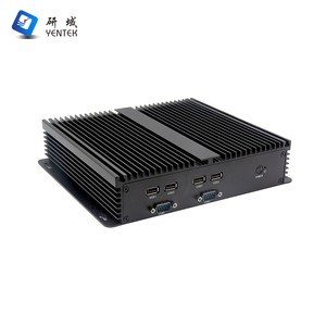 N97คอมพิวเตอร์ขนาดเล็กแบบฝังตัว N100 J1900 J6412 I7 I5 mSATA SSD HD VGA 2 LAN RS232 485 6 COM Linux OS OS fanless Industrial PC - Product Image 3