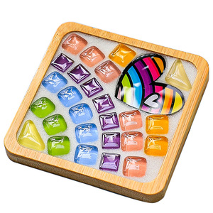 Kit de mosaïque DIY pour sous-verres, kit d'artisanat créatif avec des carreaux, du coulis et des outils pour la décoration de la maison, kit d'artisanat pour adultes - Product Image 5